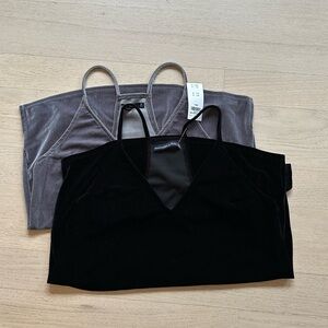 Velvet Tanks (Set of 2)